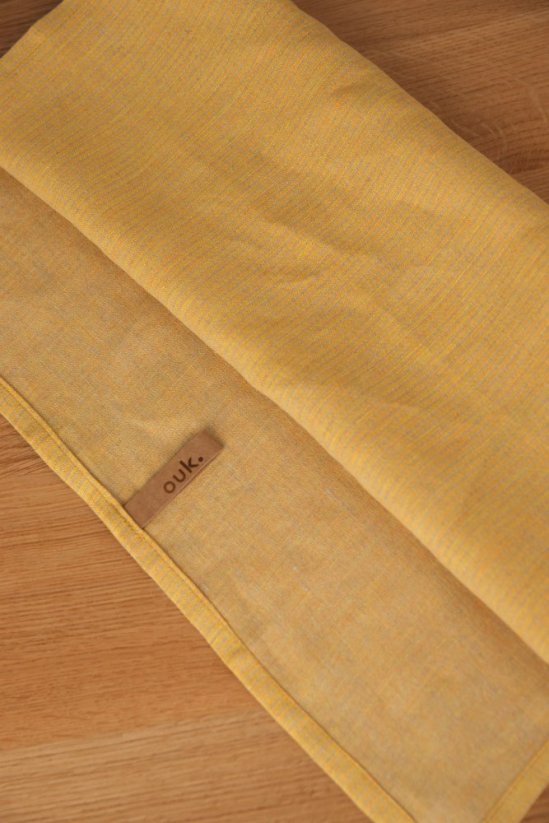 Linen towel Mustard.
